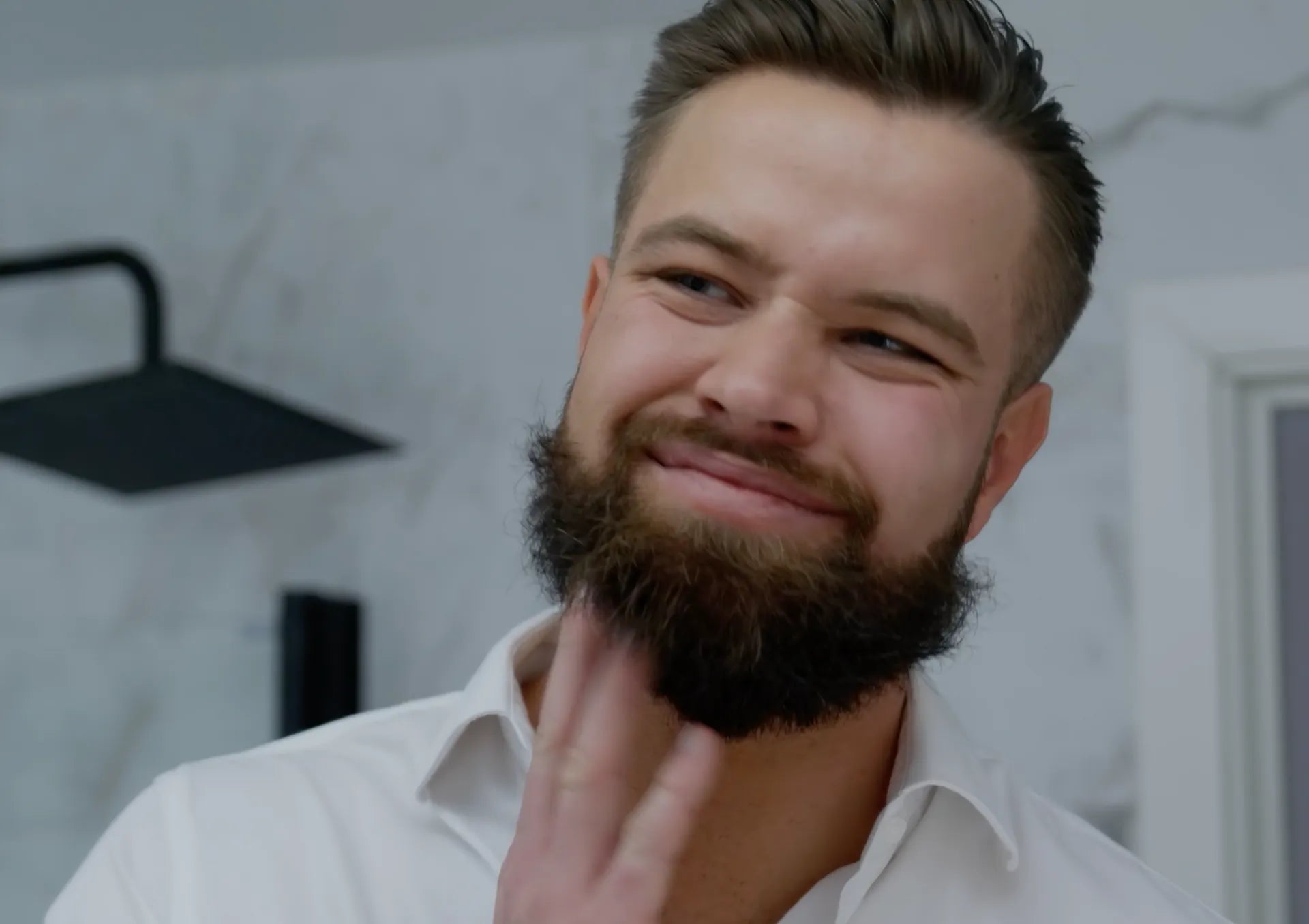 Man confused about beard myths