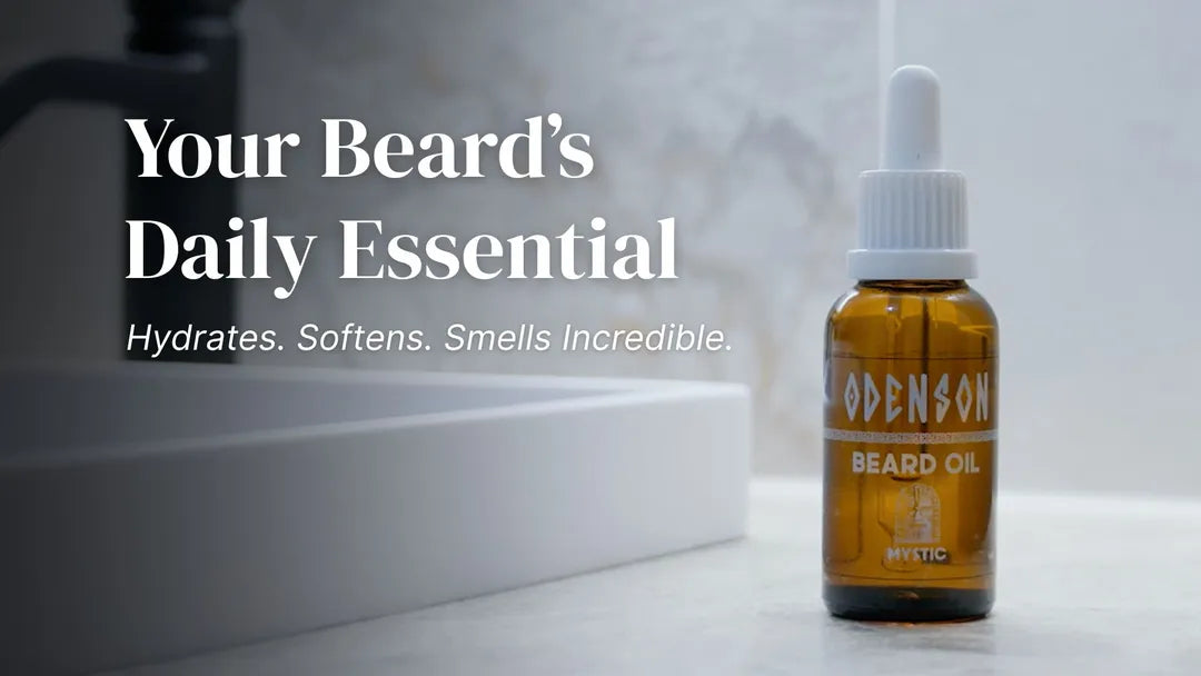 Beard oil bottle