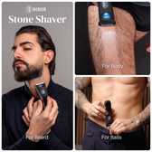 Stone Shaver - Body Hair Trimmer for Men – Beard, Body & Balls Grooming