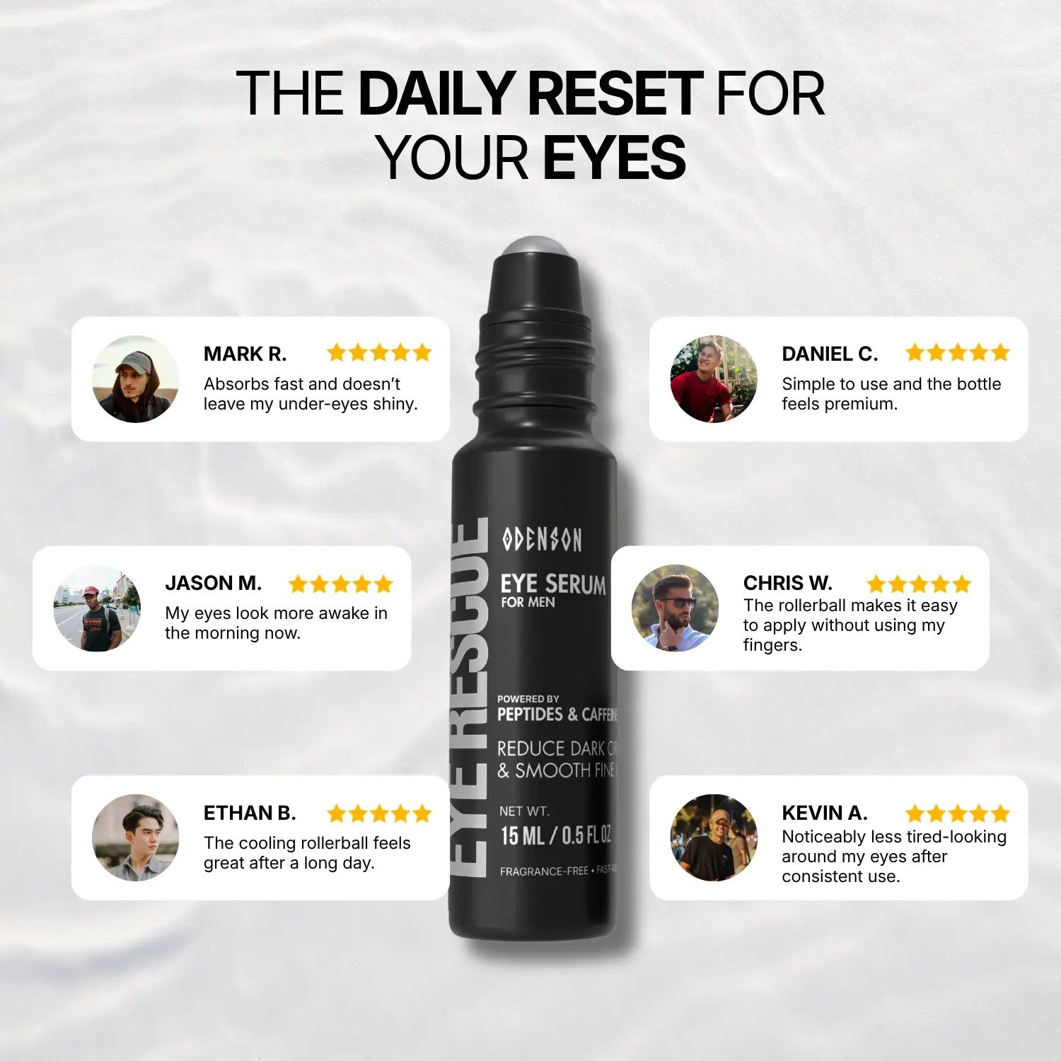 Eye Rescue Eye Serum for Men — Dark circles and puffiness treatment