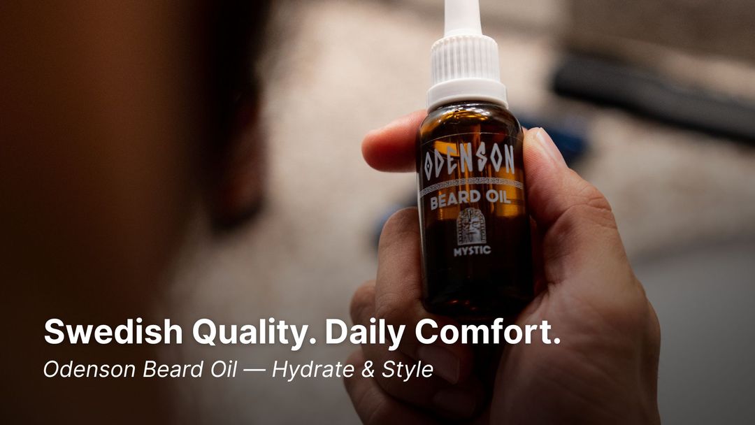 Odenson Beard Oil in daily beard routine