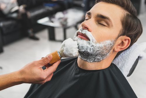 Man at barber