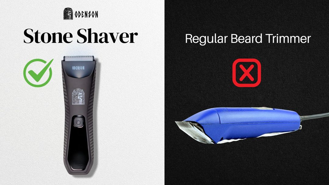 Stone Shaver vs standard beard trimmer